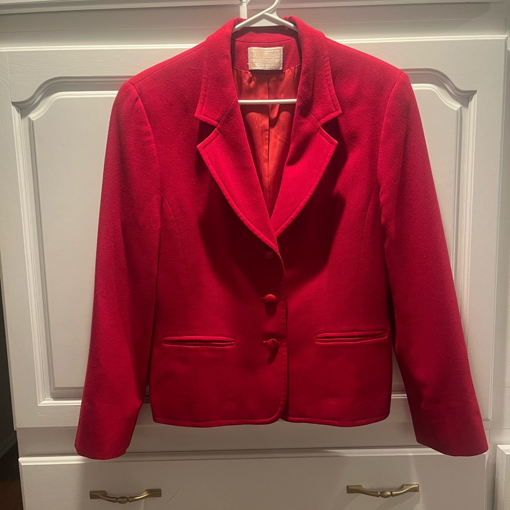 Vintage Pendleton Red Women's Blazer